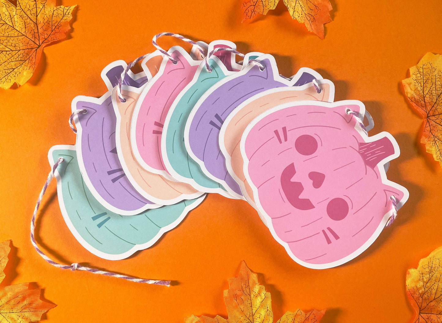 Halloween Pumpkin Cat - Dekorlenke