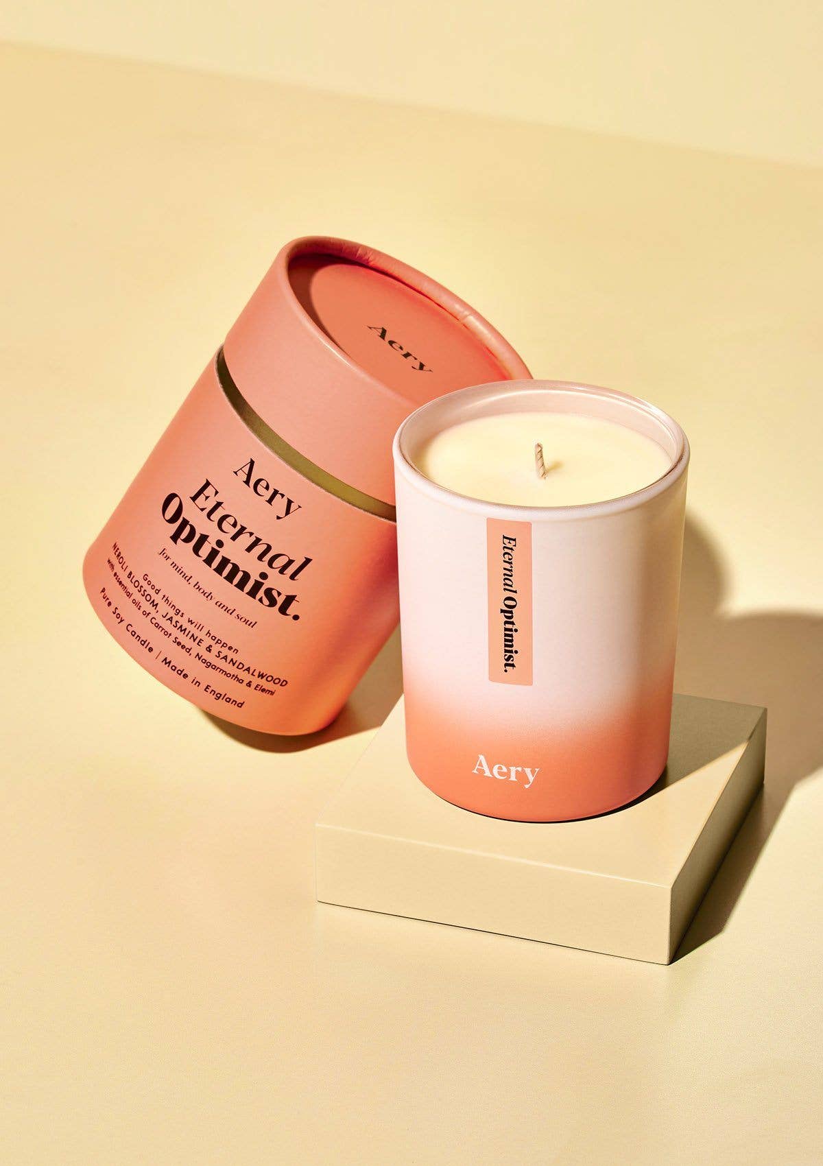 Aery Living - Eternal Optimist Duftlys - Neroli, Jasmin & Sandeltre - COLORPOP