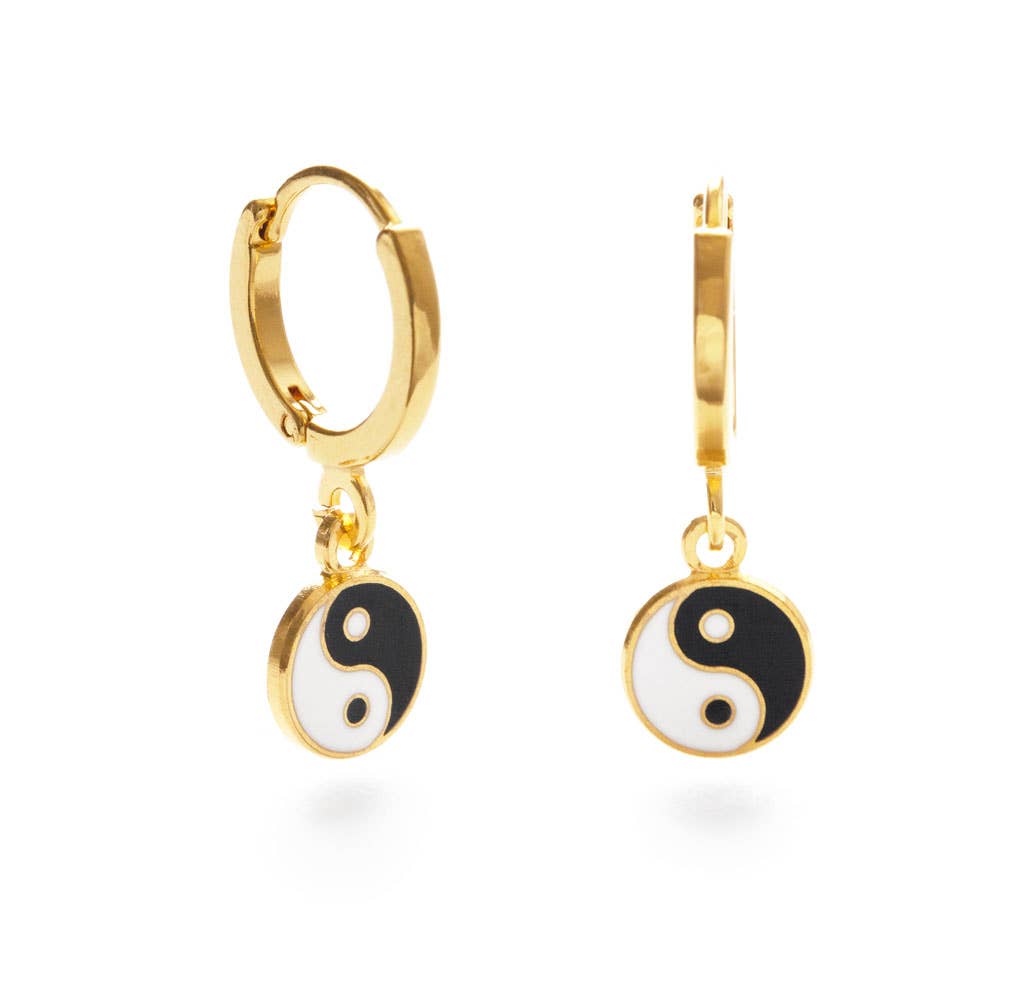 Amano Studio - Yin Yang Huggie Hoops - COLORPOP