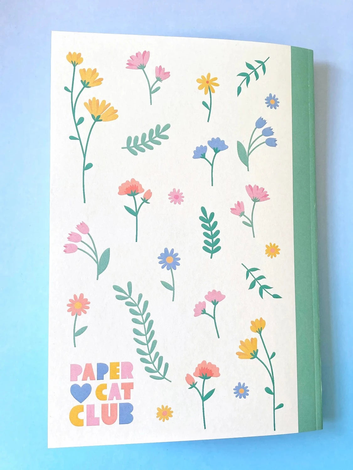 Paper Cat Club - Wildflower A5 Notatbok Hvit - COLORPOP