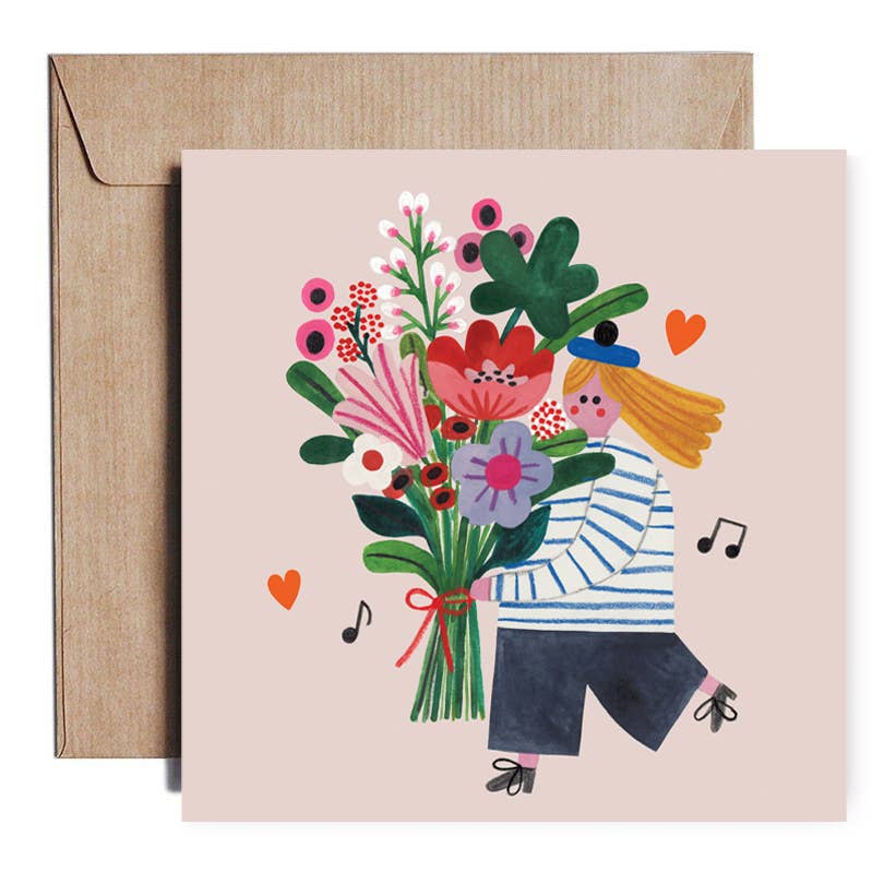 Daria Solak Illustrations - FLOWER GIRL Kort - COLORPOP