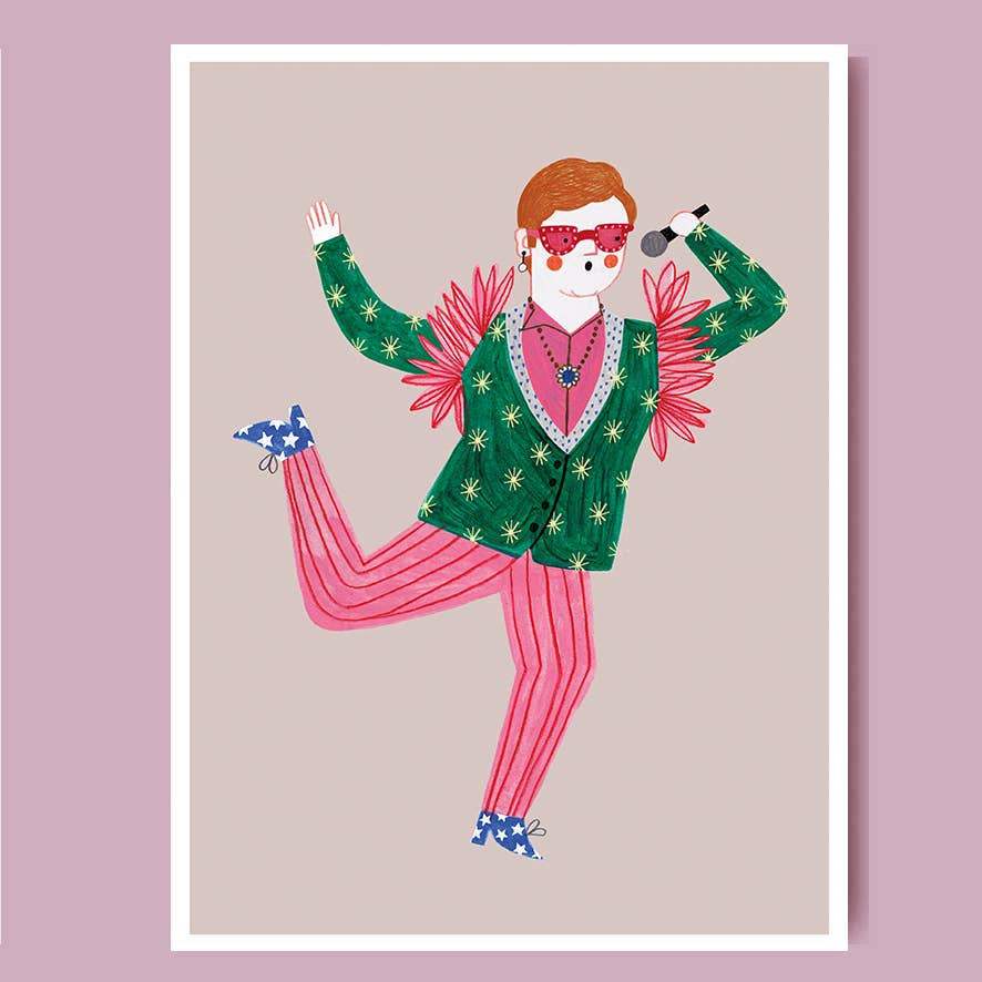 Daria Solak Illustrations - ELTON Giclee Print A4 - COLORPOP