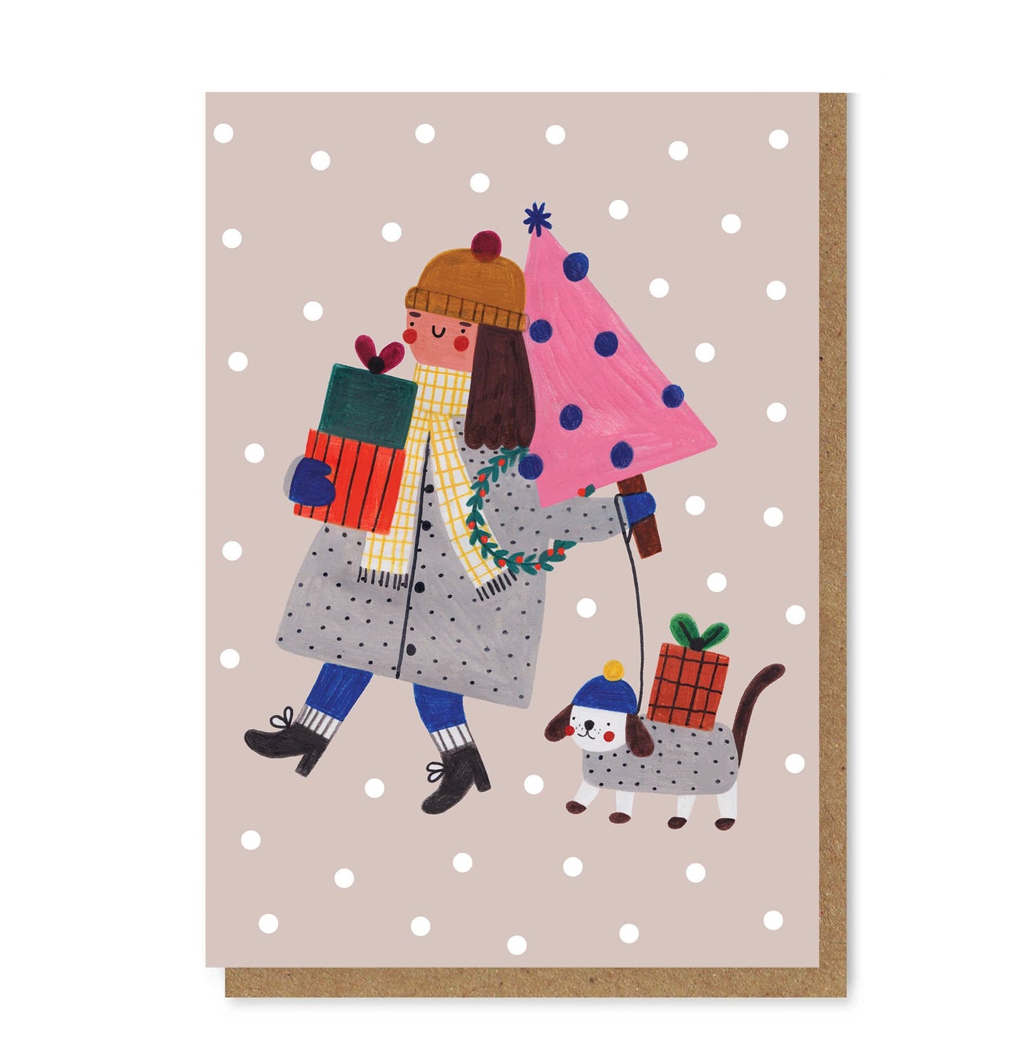 CHRISTMAS GIRL Julekort