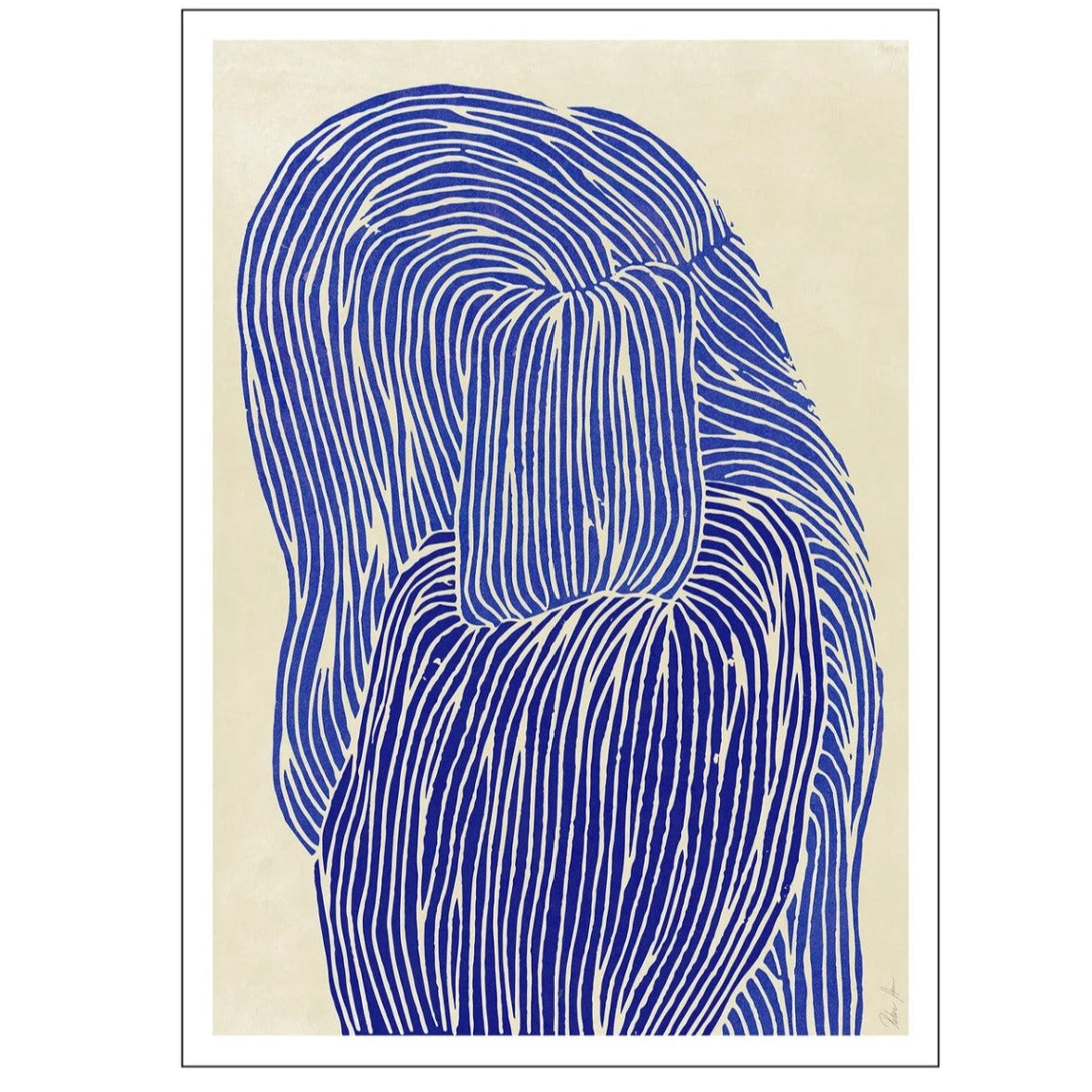 Rebecca Hein - Deep Blue 50 x 70 cm