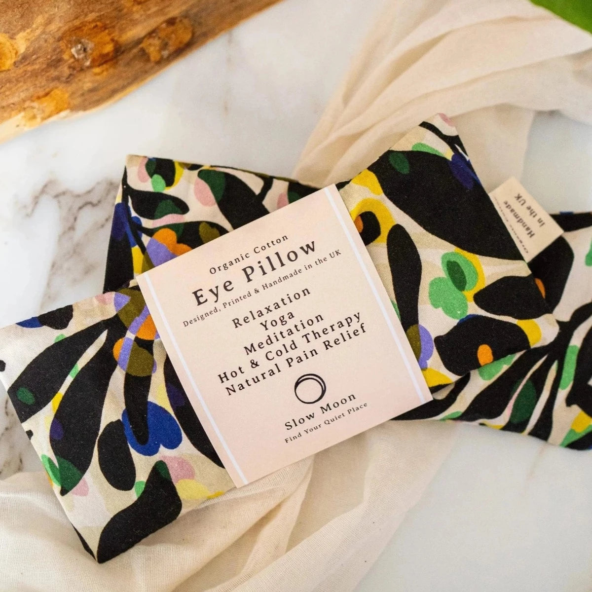 Slow Moon - Eye Pillow økologisk bomull - Fronds - COLORPOP