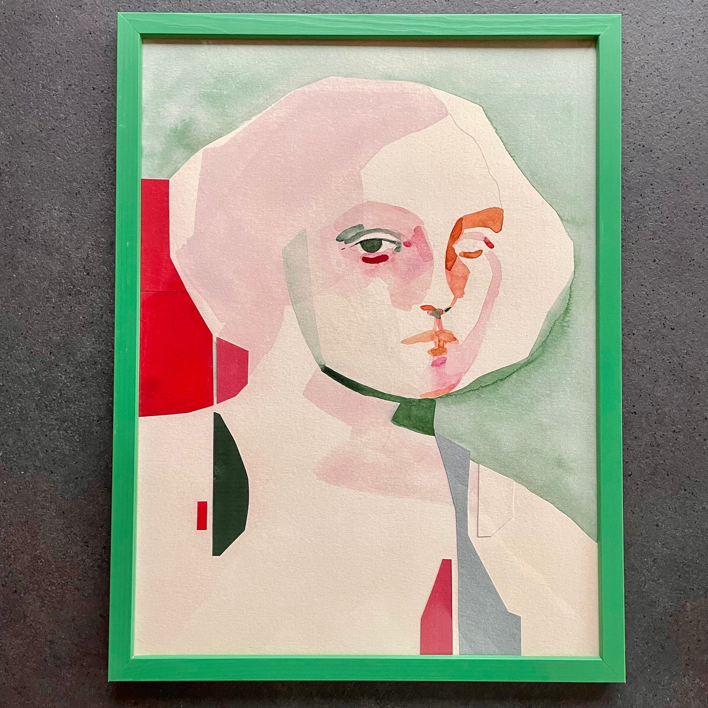 No regrets 30 x 40 cm - Innrammet poster