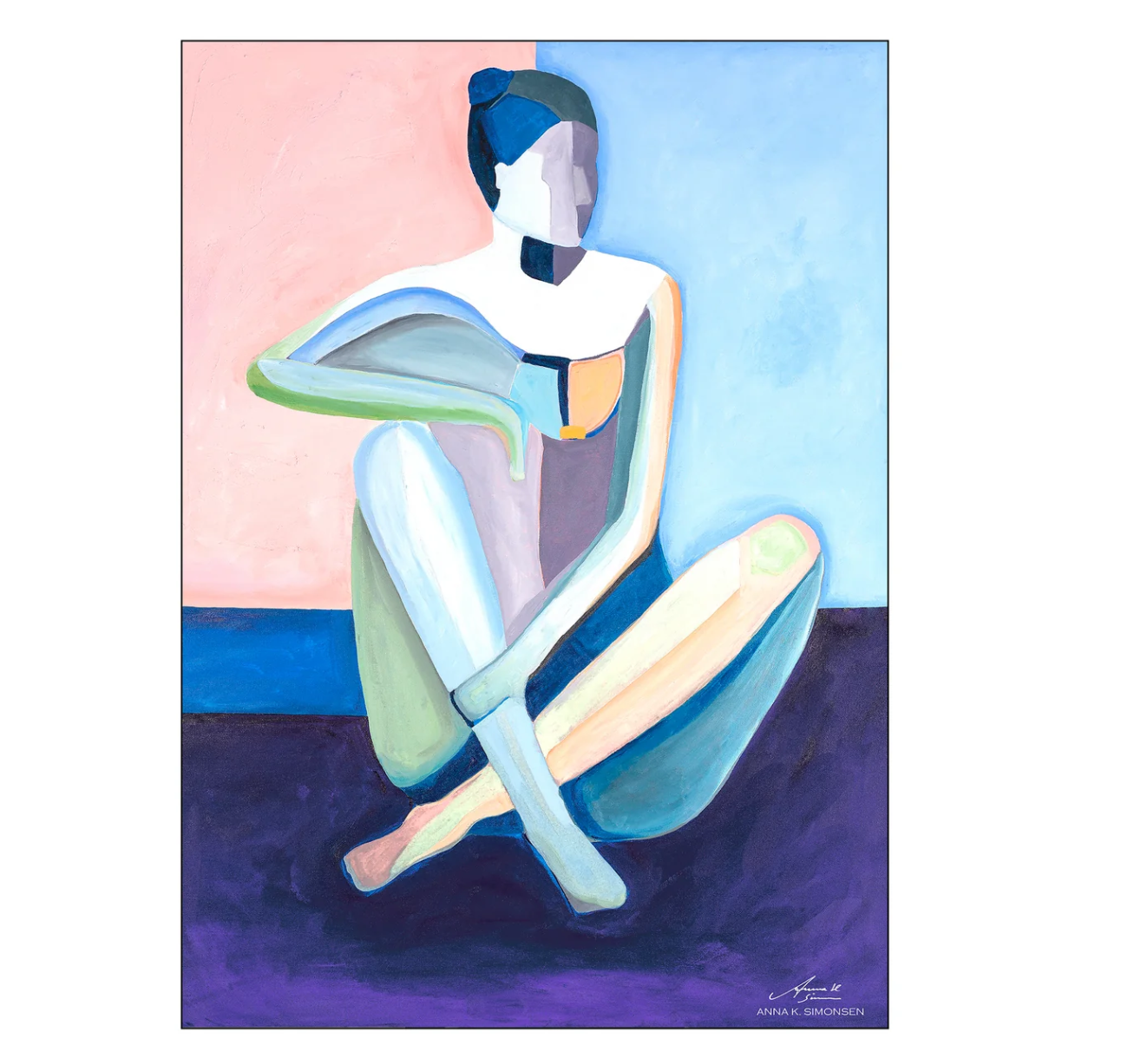 Anna K. Simonsen - Dodo 50 x 70 cm