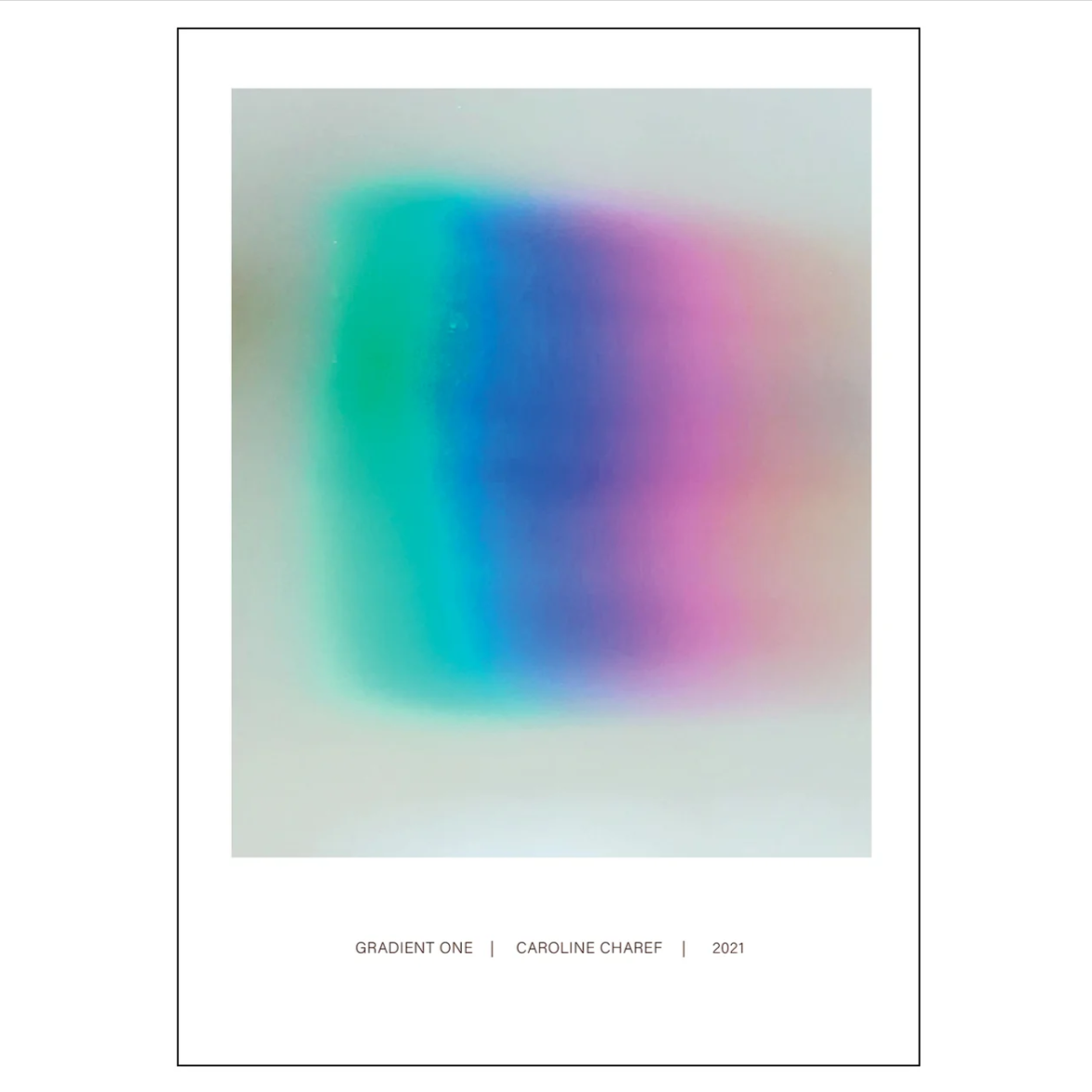 Caroline Charef - Gradient One A3