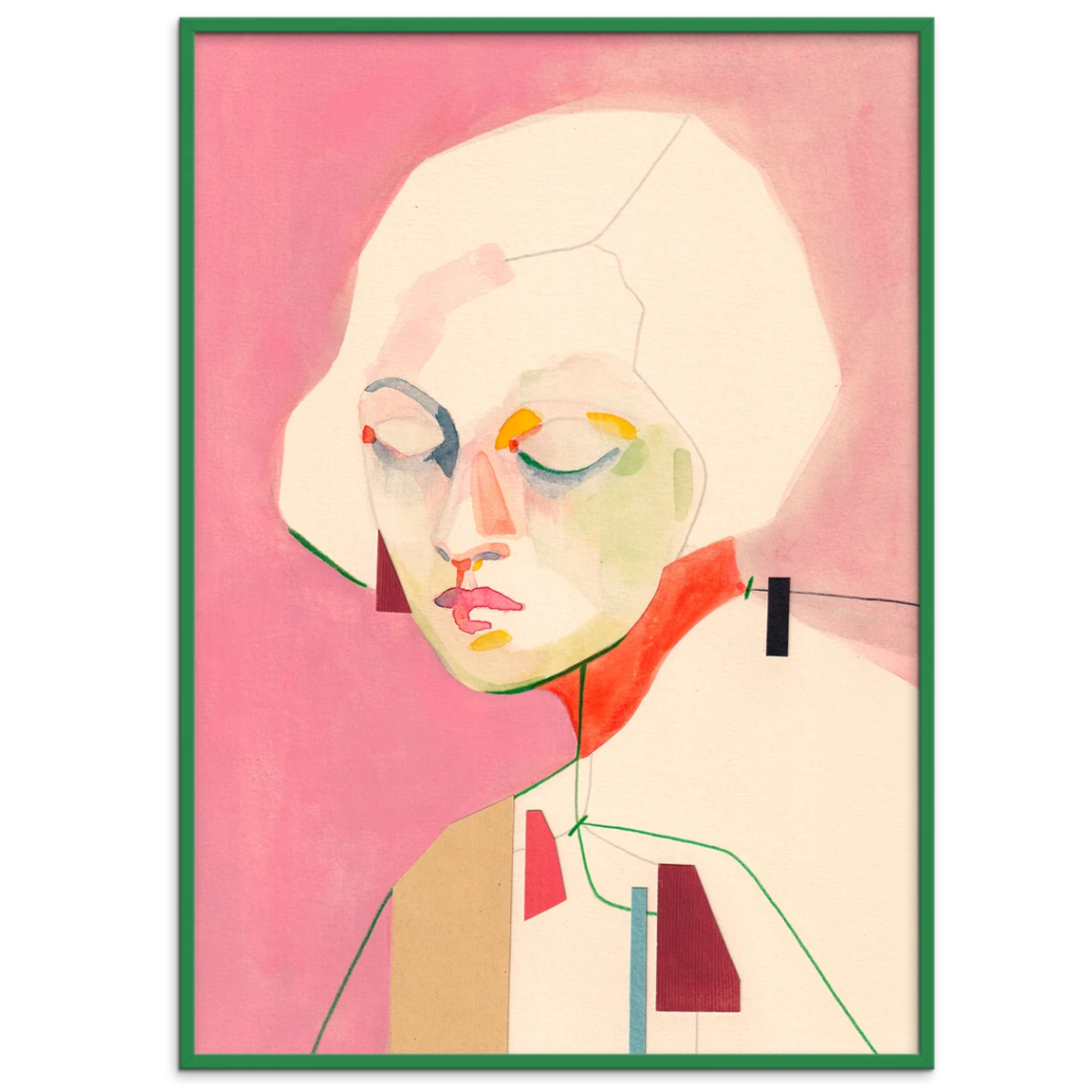 Ángel Hernández - You don't own me 30 x 40 cm Innrammet