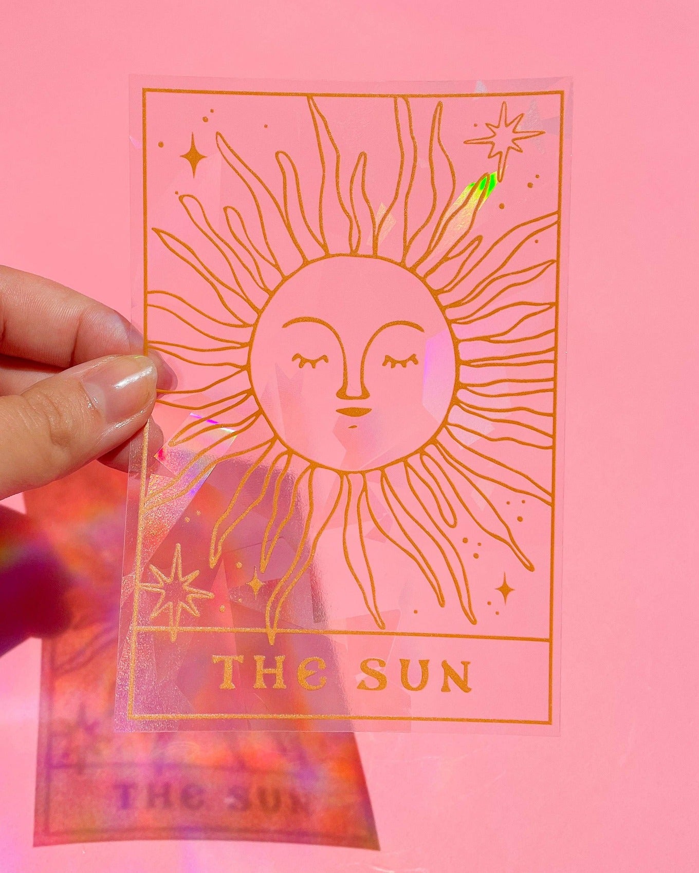 Sun Tarot Card Suncatcher