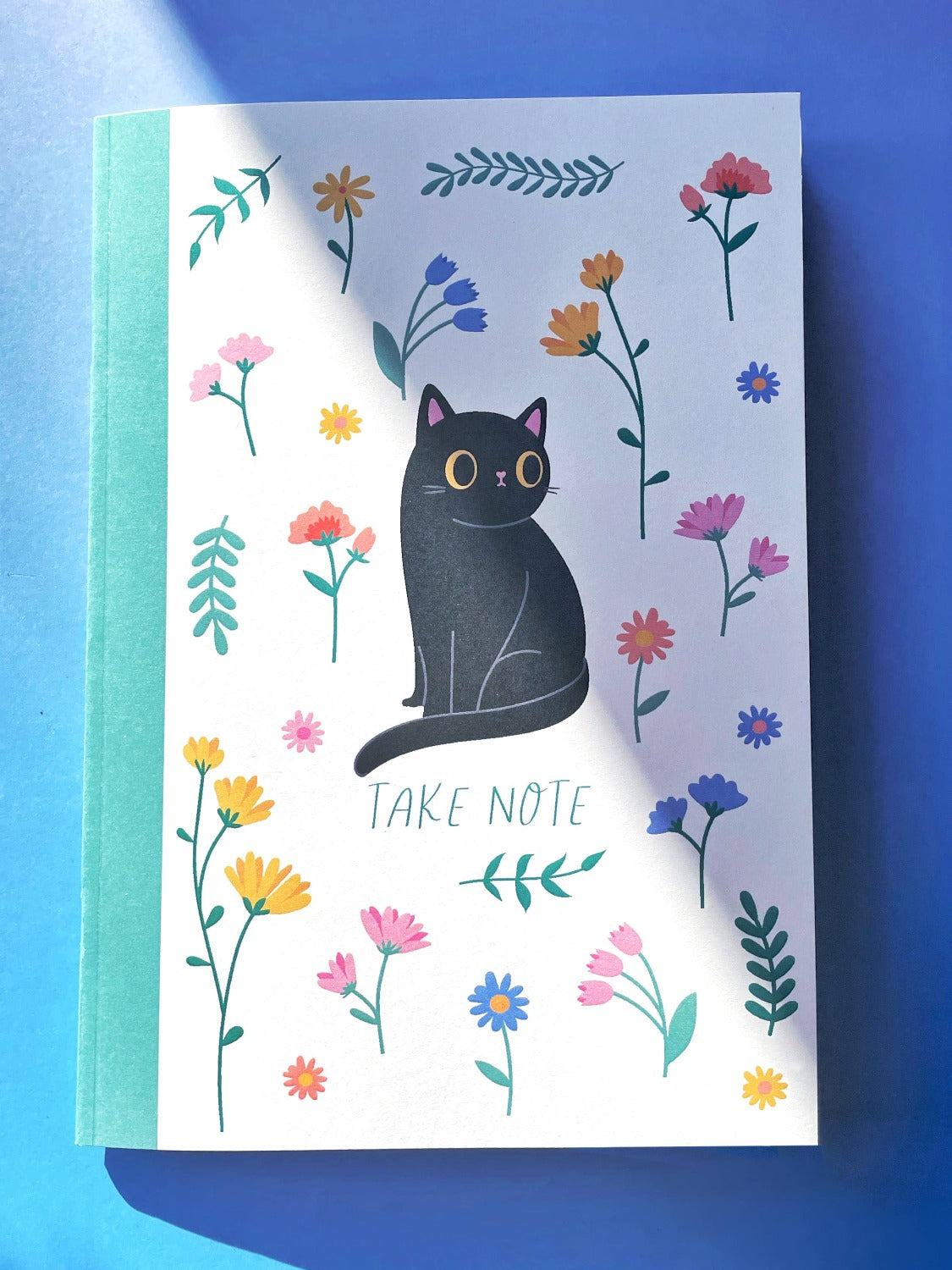Paper Cat Club - Wildflower A5 Notatbok Hvit - COLORPOP