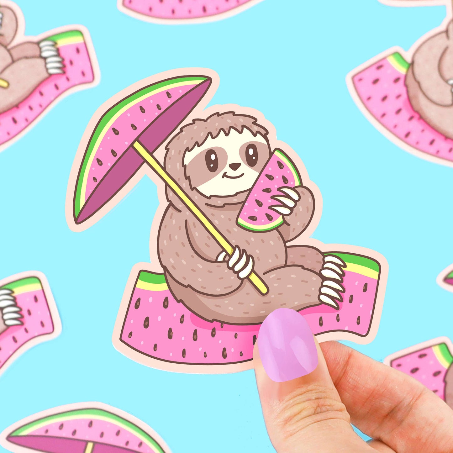 Turtle's Soup - Beach Buddy Sloth - Klistremerke - COLORPOP