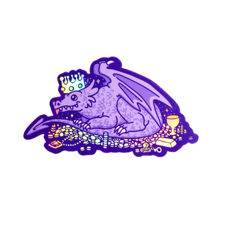 Dragon Treasure (Holografisk) - Klistremerke