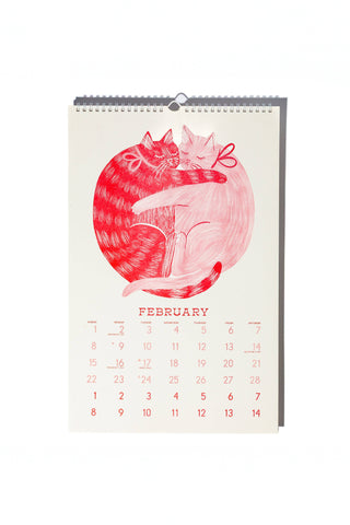 2026 Risografi Premium Kalender – Butterfly Days (Bromstad Printing Co.)