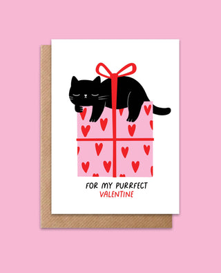 For My Purrfect Valentine - Kort