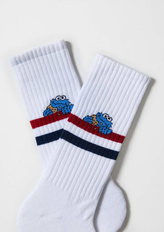 Cookie Monster Street - Sokker i Økologisk Bomull 41-46