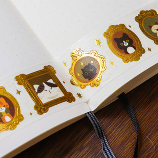 30mm Washi Tape (Gold) - Grand Meowster Gallery