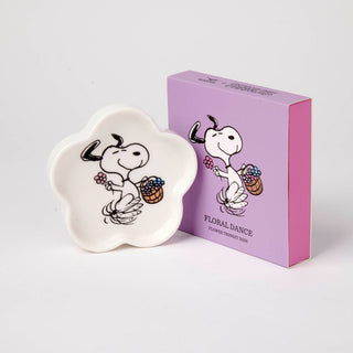 Snoopy Blomsterformet Skål - Floral Dance