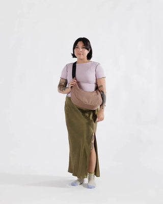 BAGGU Medium Crescent Bag - Cocoa