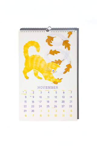 2026 Risografi Premium Kalender – Butterfly Days (Bromstad Printing Co.)