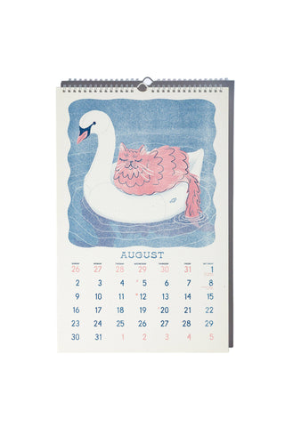 2026 Risografi Premium Kalender – Butterfly Days (Bromstad Printing Co.)