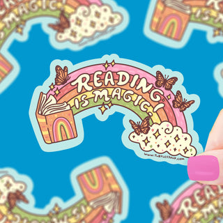 Reading Is Magic - Klistremerke