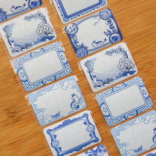Rull med 100 Etiketter - Chinese Porcelain