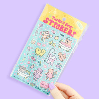 Bath Time Animals - Klistremerker