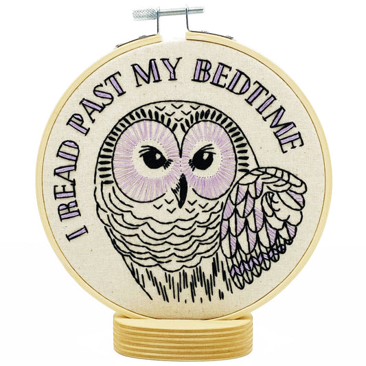 I read past my bedtime - Broderi Kit