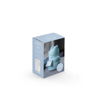 Lucky Cat Mini Dekorasjon - Light Blue