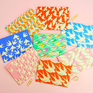 Sett med 8 Takkekort - Fugler