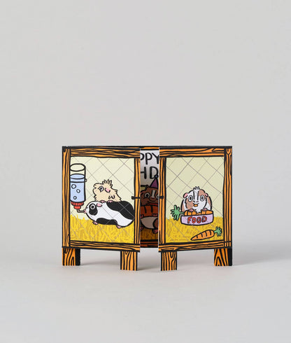 Guinea Pig Surprise - Bursdagskort