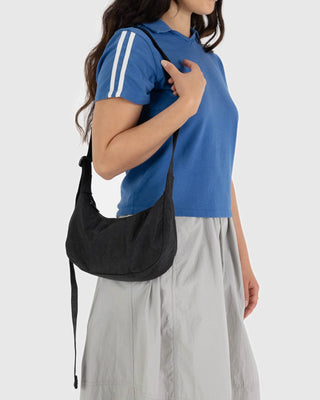 BAGGU Small Crescent Bag - Black