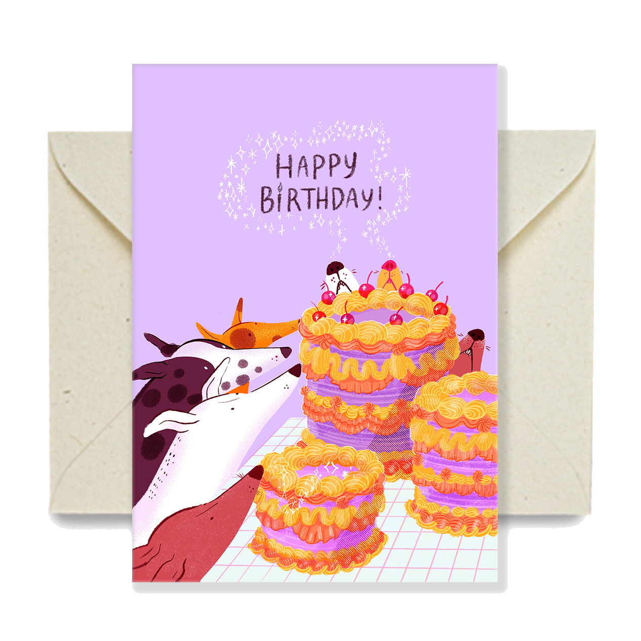 Snoot Cake - Bursdagskort