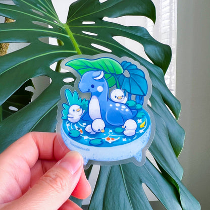 Bonsai-Hage - Nessi - Klistremerke (Transparent)