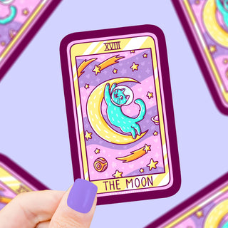 The Moon Cat - Klistremerke