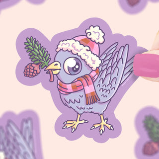 Winter Bird - Klistremerke