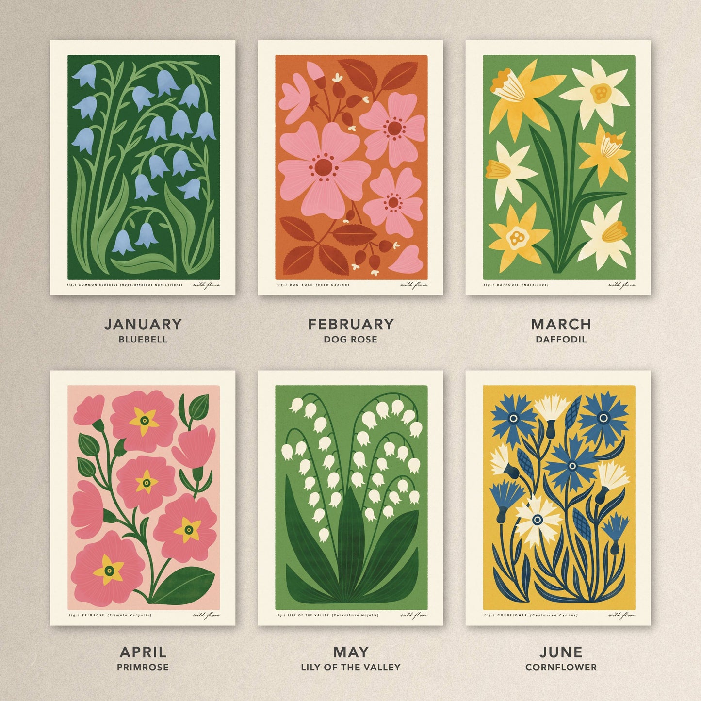 2025 Kalender - Illustrated Wild Flora