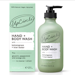 UpCircle Hand + Body Wash – Såpe for hender og kropp med kiwivann (250ml)