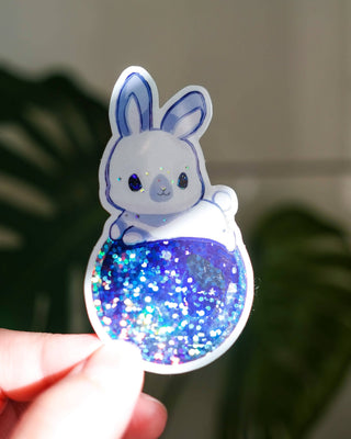 Bunny Universe - Klistremerke (Holographic)
