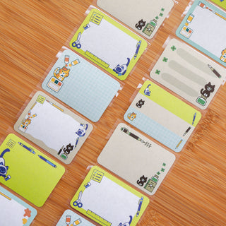 Rull med 100 Etiketter - Stationery Cats