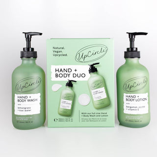 UpCircle Hand + Body Duo – Såpe og krem for hender og kropp