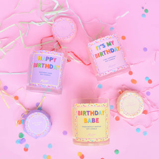 Flamingo Candles Birthday Gift Box