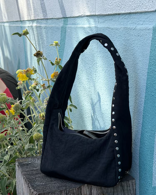 BAGGU Small Nylon Meringue Bag - Studs