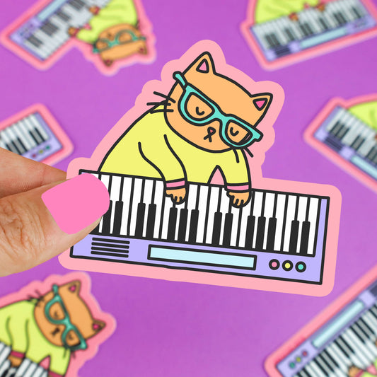 Keyboard Cat - Klistremerke