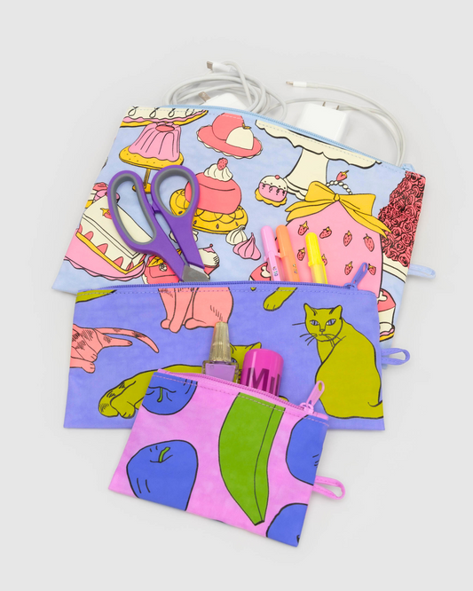 BAGGU Flat Pouch Set - Still Life