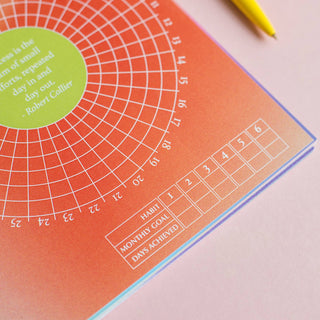Daily Habit Tracker - 12 Month Goal Planner