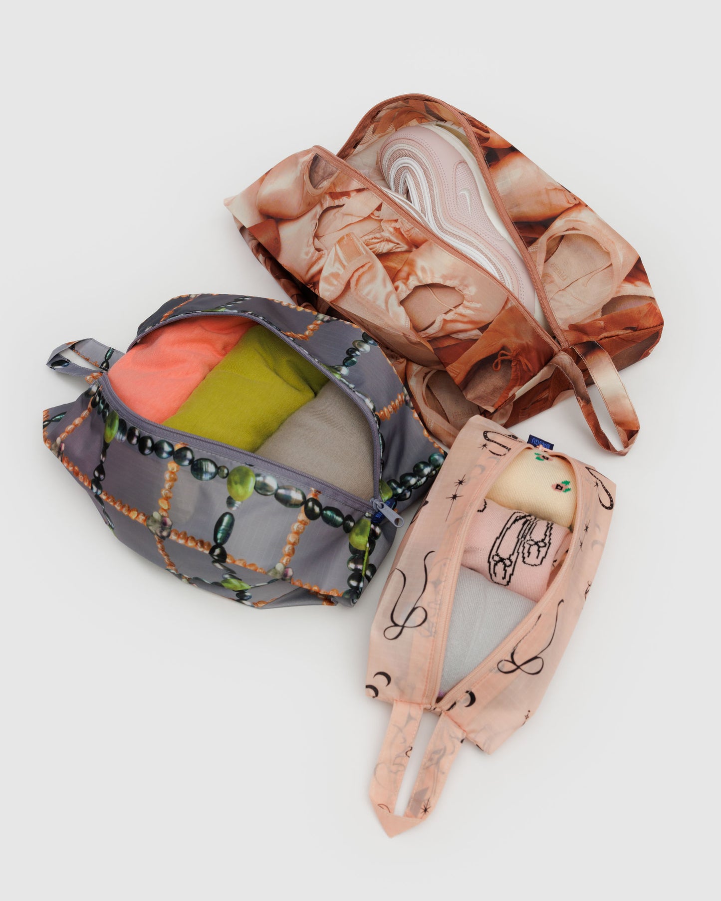 BAGGU 3D Zip Set - Ballet Icons