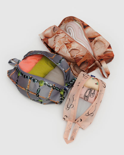 BAGGU 3D Zip Set - Ballet Icons