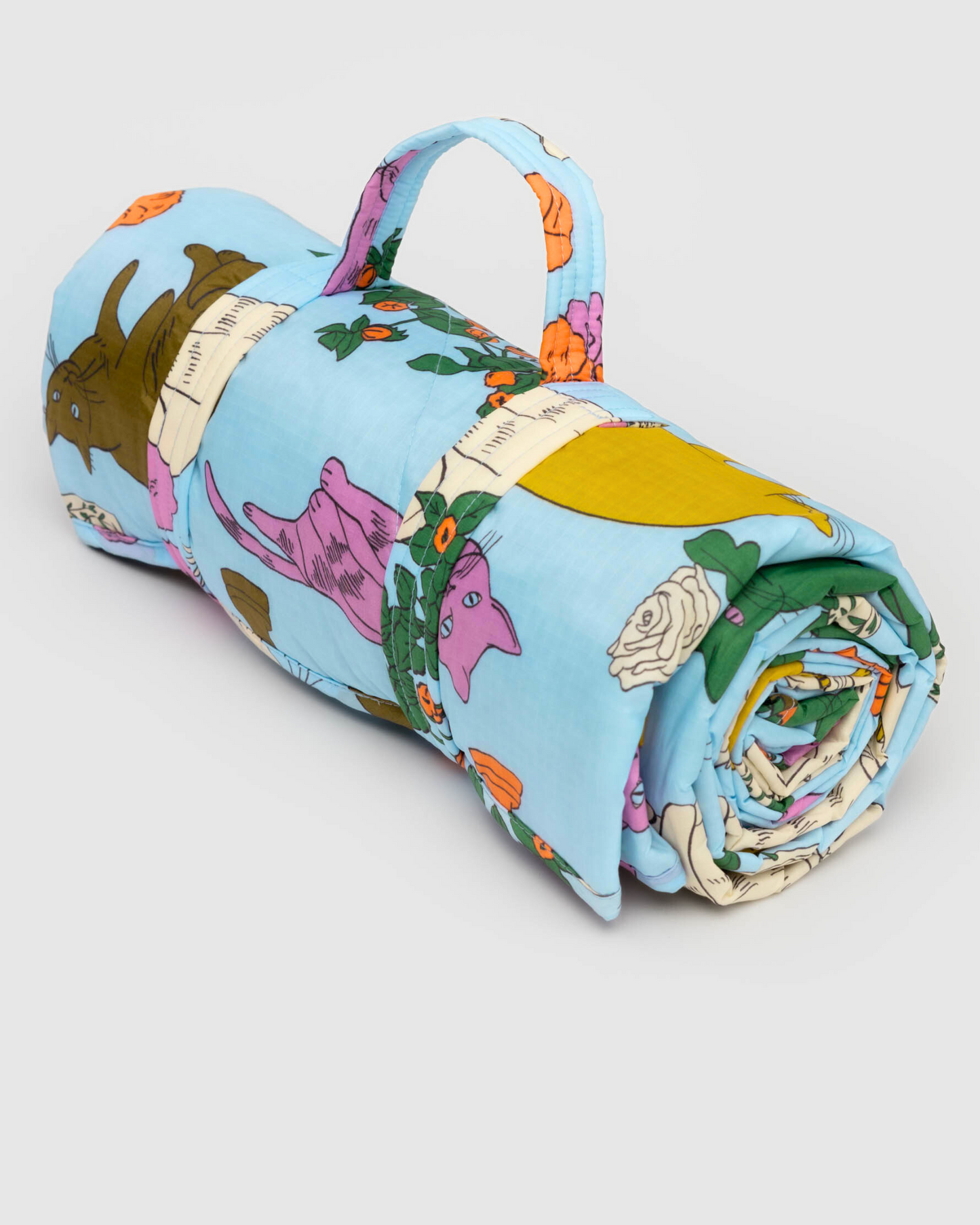 BAGGU Puffy Picnic Blanket - Table Cats